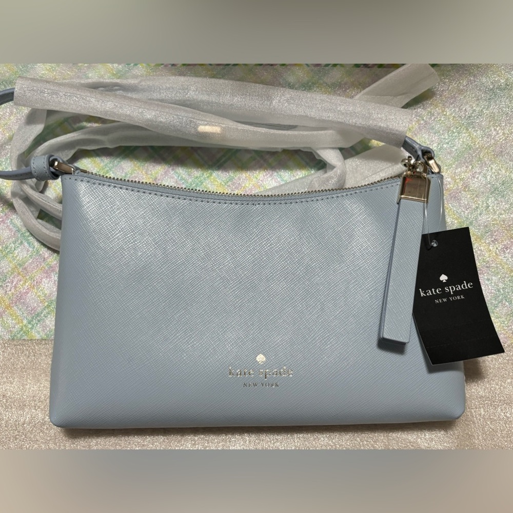 NWT Kate Spade Light Blue Crossbody Bag
